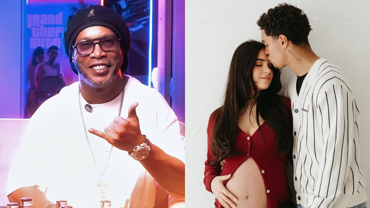 Ronaldinho e família aguardam chegada da primeira neta