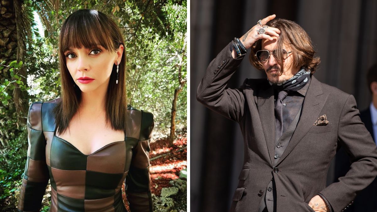 montagem de christina ricci e johnny depp