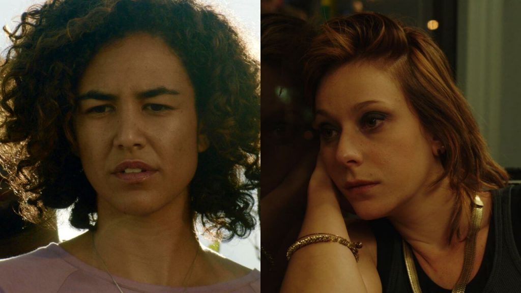 Cenas do filme "Bacurau" e do filme "Alguma Coisa Assim"