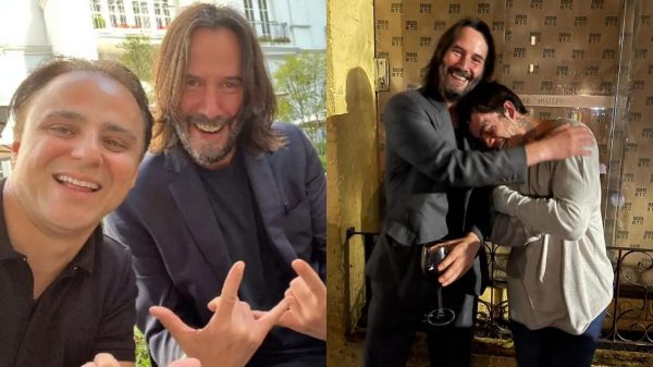 Ator Keanu Reeves no Brasil