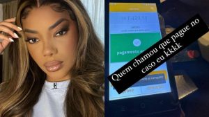 Ludmilla e o valor de seu jantar
