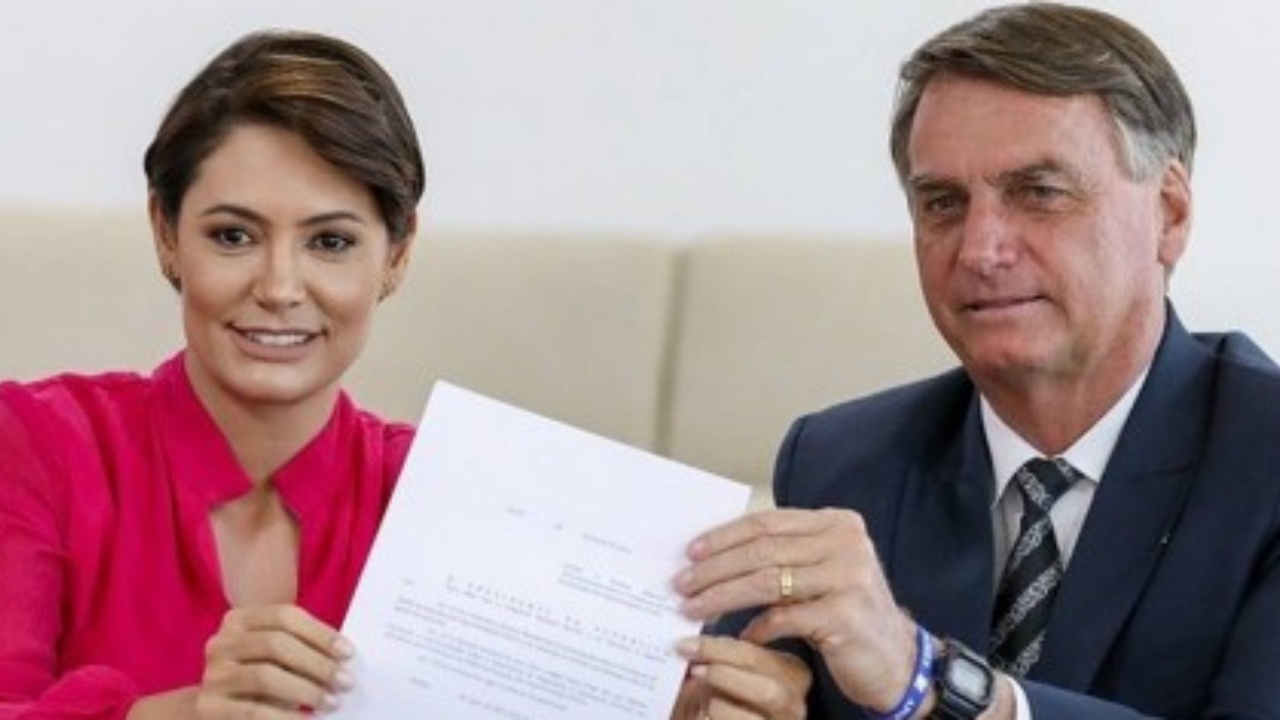 Michelle e Bolsonaro