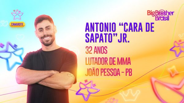 Lutador Antônio "Cara de Sapato" no BBB 23