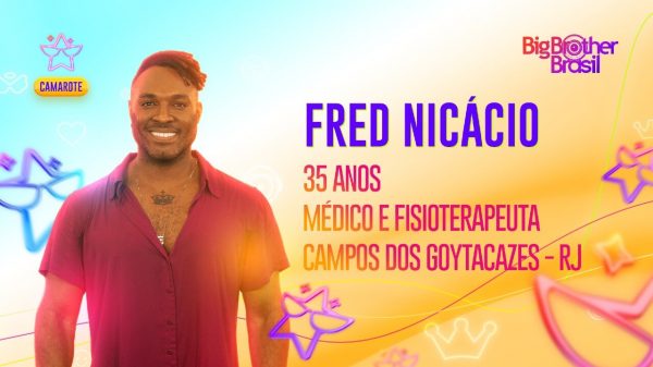 Fred Nicácio está no Camarote do BBB 23