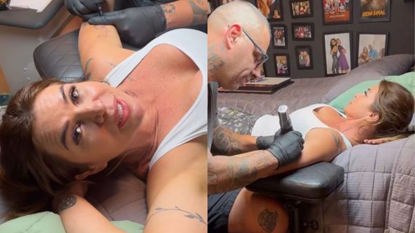 Mãe de Viih Tube faz tatuagem em homenagem à neta; confira imagens