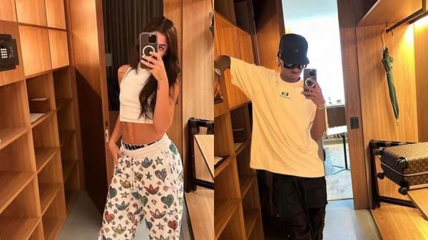 Vini Jr. e Key Alves postam fotos no mesmo quarto e levantam suspeitas de affair na web