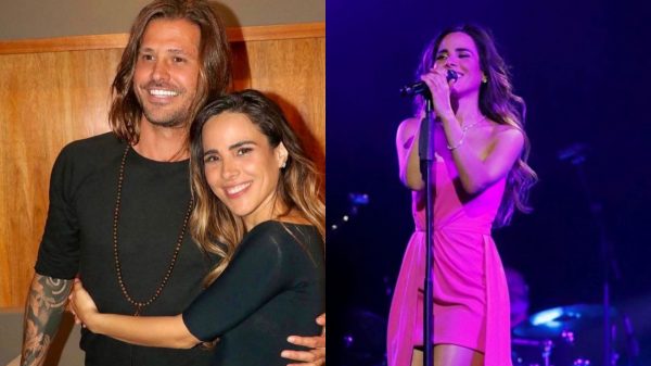 Dado Dolabella surpreende ao ser visto em Show de Wanessa com filhos