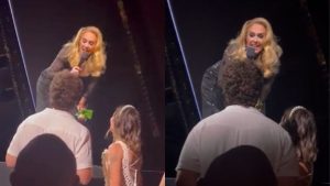Adele é convidada para ser madrinha de casamento de brasileiros; confira a resposta