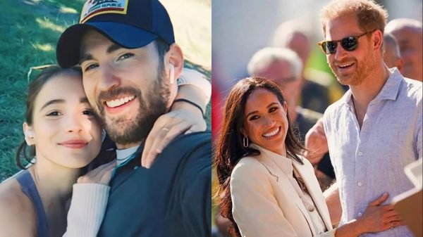 Meghan Markle e Príncipe Harry encontram Chris Evans e Alba Baptista