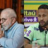 Web aponta indireta de Lula para Neymar: "tem que ser profissional"