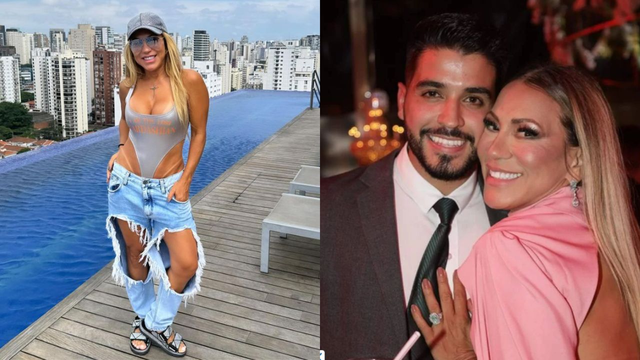 Ex-mulher de Hulk é pedida em casamento pelo namorado de 26 anos pelo Instagram