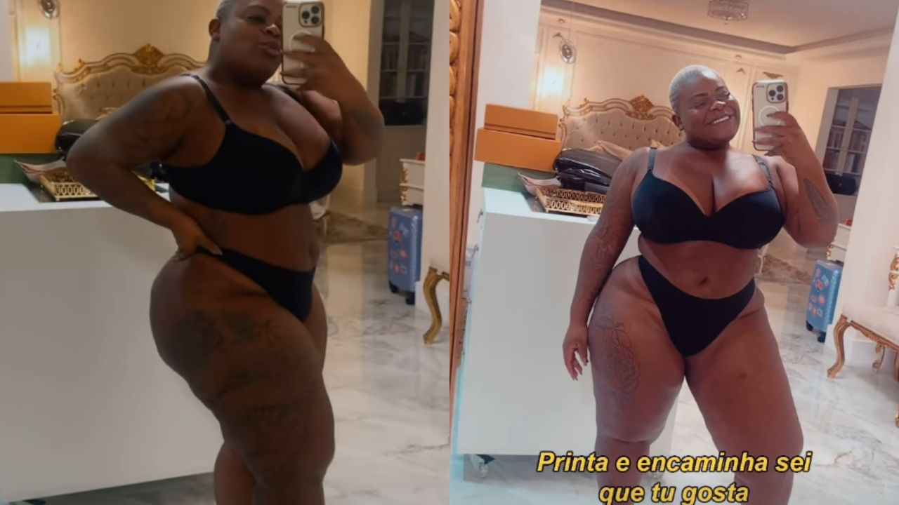 Jojo Todynho exibe corpo e revela peso atual