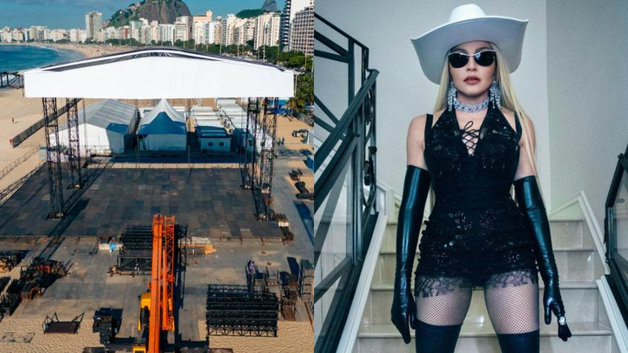 Madonna no Brasil: palco está quase pronto em Copacabana; confira imagens