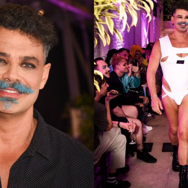 Carmo Dalla Vecchia desfila de forma inusitada em São Paulo; veja como