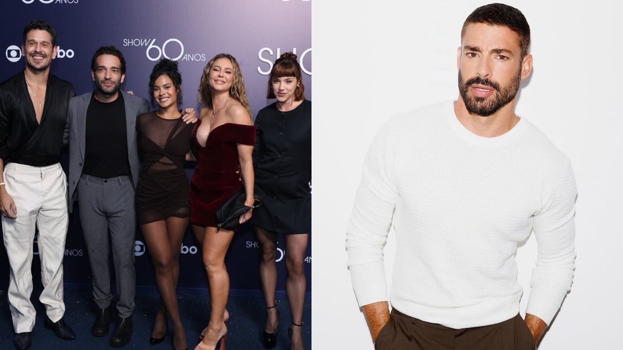 Elenco de Vale Tudo posa em show da Globo sem Cauã Reymond