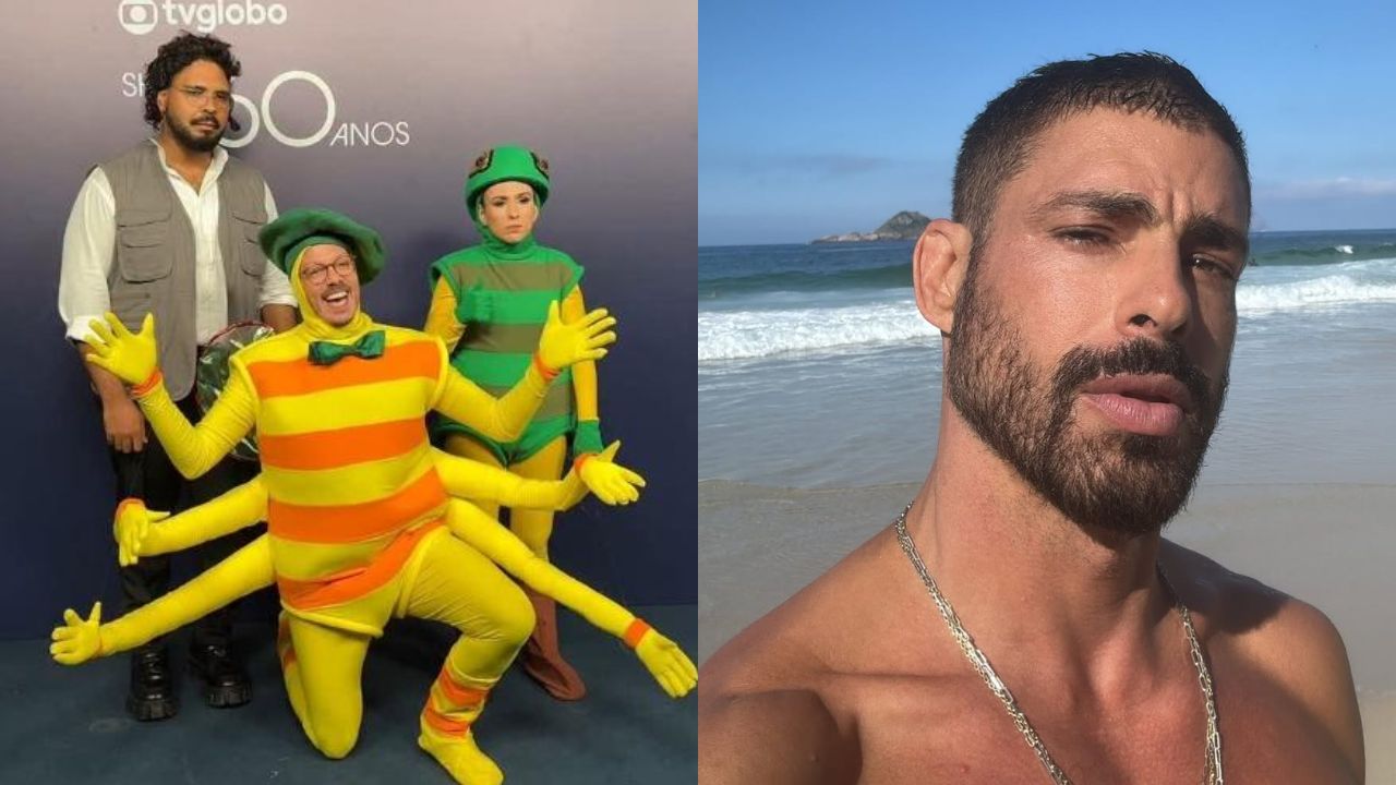 Paulo Vieira, Tatá Werneck e Fábio Porchat fazem piada com cecê, Marlene Mattos e Record