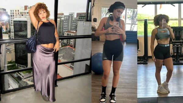 Filha de Simony, Aysha Benelli, exibe corpo após ganhar 10 kg de massa magra