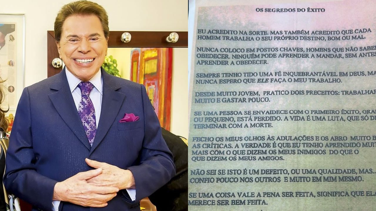 Filhas de Silvio Santos encontram uma carta do apresentador