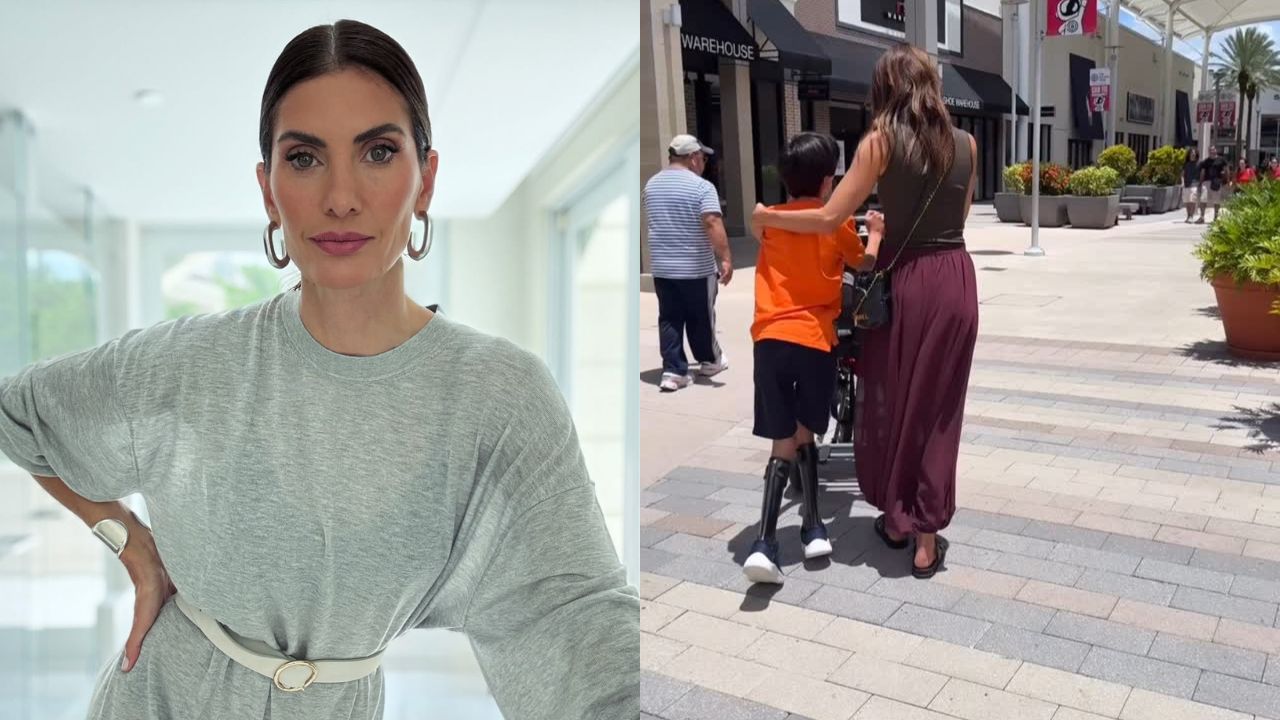 Isabella Fiorentino compartilha progresso de filho com paralisia