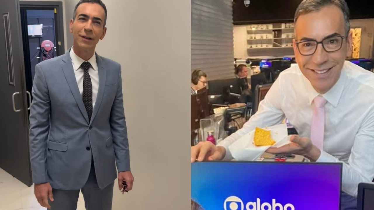 César Tralli expõe camarim de Patrícia Poeta na Globo