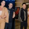 Zezé Di Camargo e Graciele Lacerda recebem 'vale night' e acompanham espetáculo de herdeira