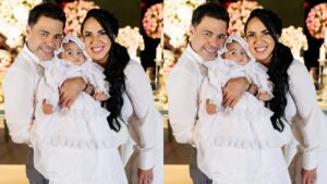 Graciele Lacerda e Zezé Di Camargo batizam a filha; veja quem foi a madrinha