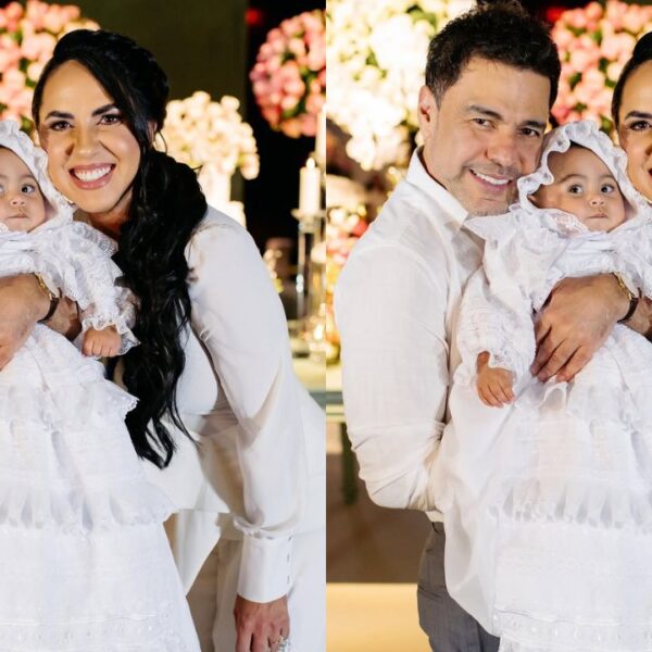 Graciele Lacerda e Zezé Di Camargo batizam a filha; veja quem foi a madrinha