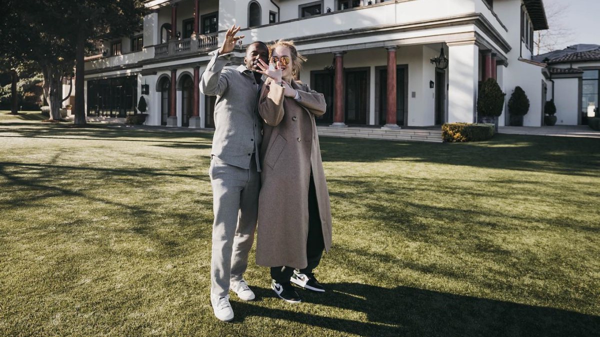 Adele e Rich Paul se mudam para mansão de R$ 297 milhões