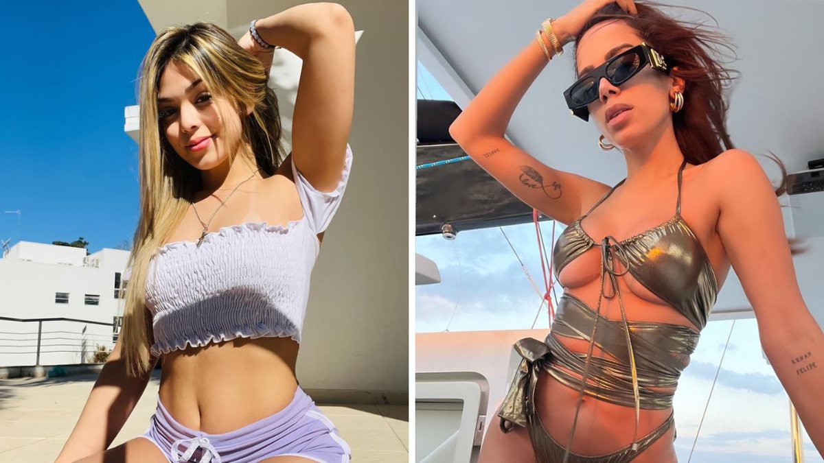 No último final de semana, Melody e Anitta protagonizaram uma série de alfinetadas nas redes socais