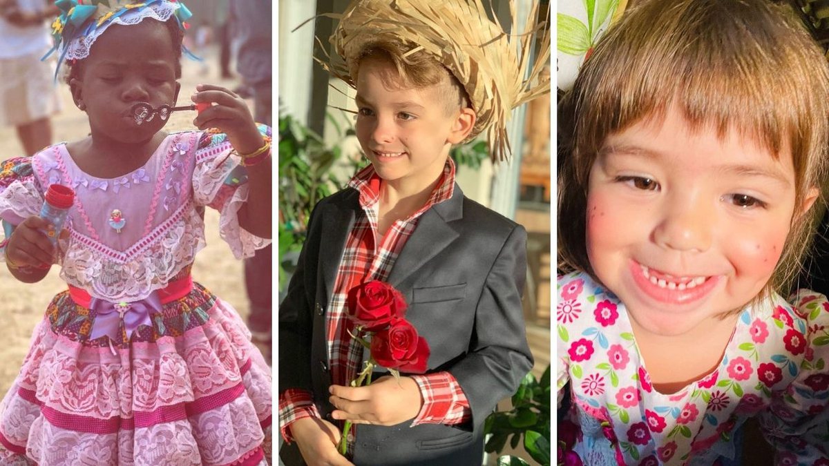 5 looks fofíssimos dos filhos dos famosos para Festa Junina