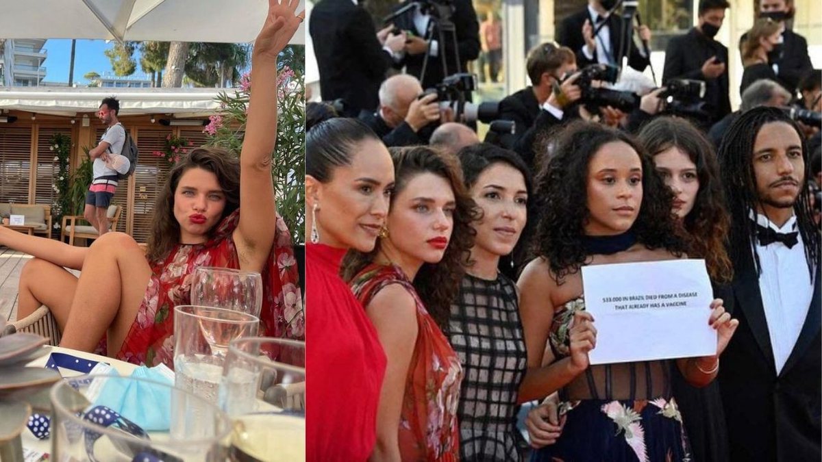 Em Cannes, Bruna Linzmeyer aborda feminismo e a crise de saúde no Brasil