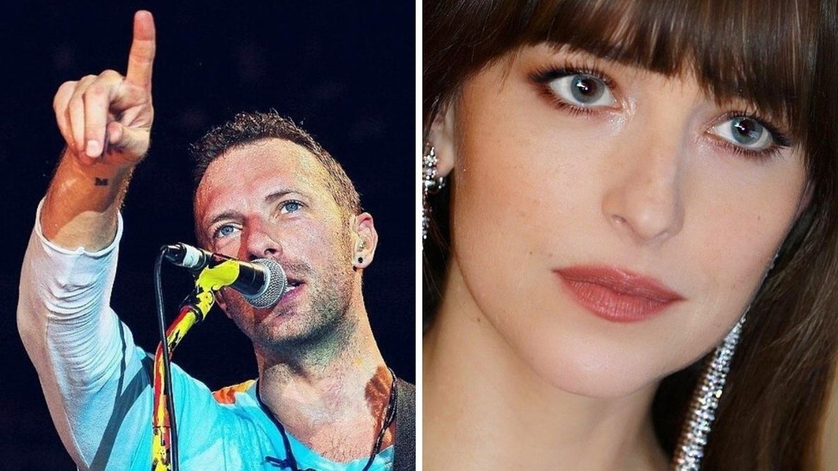 Em show do Coldplay, Chris Martin se declara para Dakota Johnson; assista!