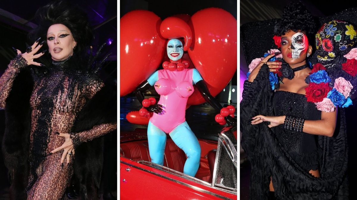 Famosas esbanjam muita criatividade em festa de Halloween