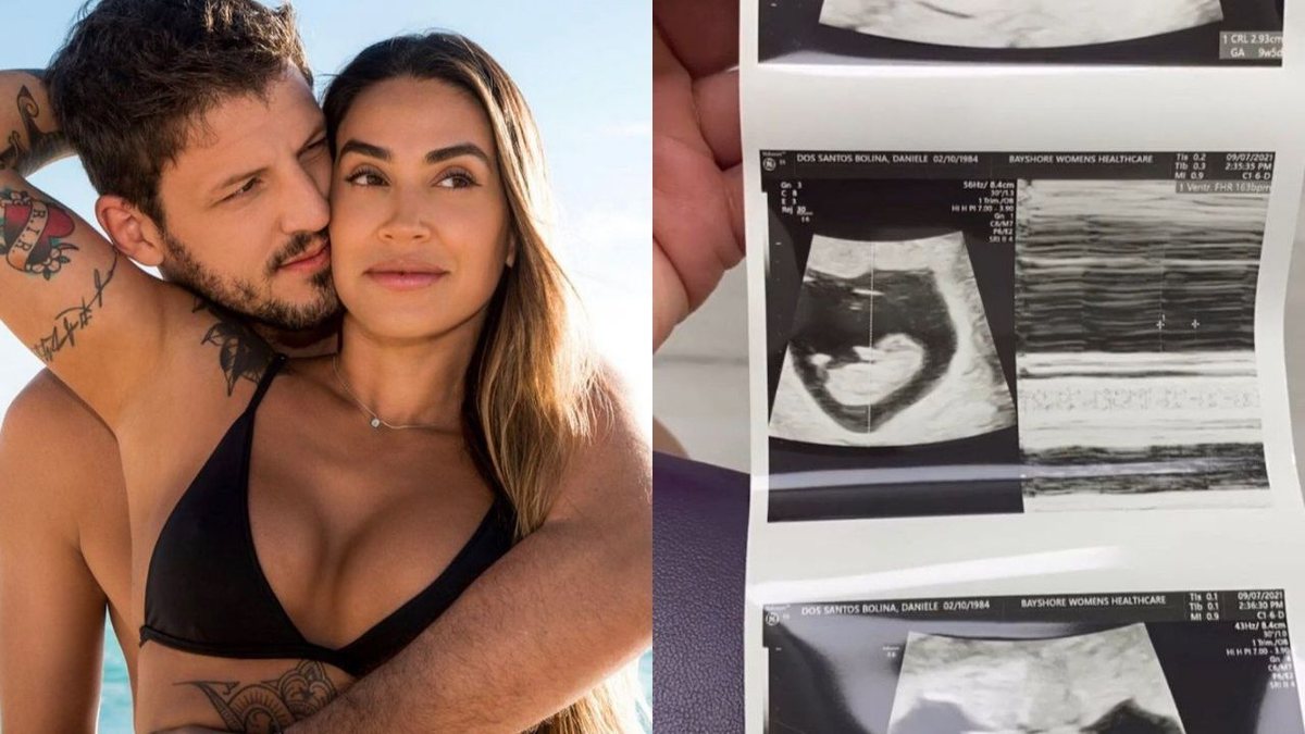 Aos 37 anos, a modelo terá seu primeiro filho com Thiago Rela