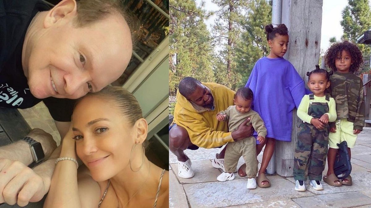 Jennifer Lopez e as Kardashians compartilharam lindos cliques nas redes sociais