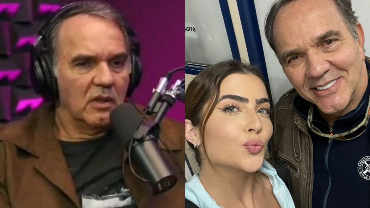 O ator rasgou elogios para a influenciadora digital, que interpretará sua filha na novela Travessia