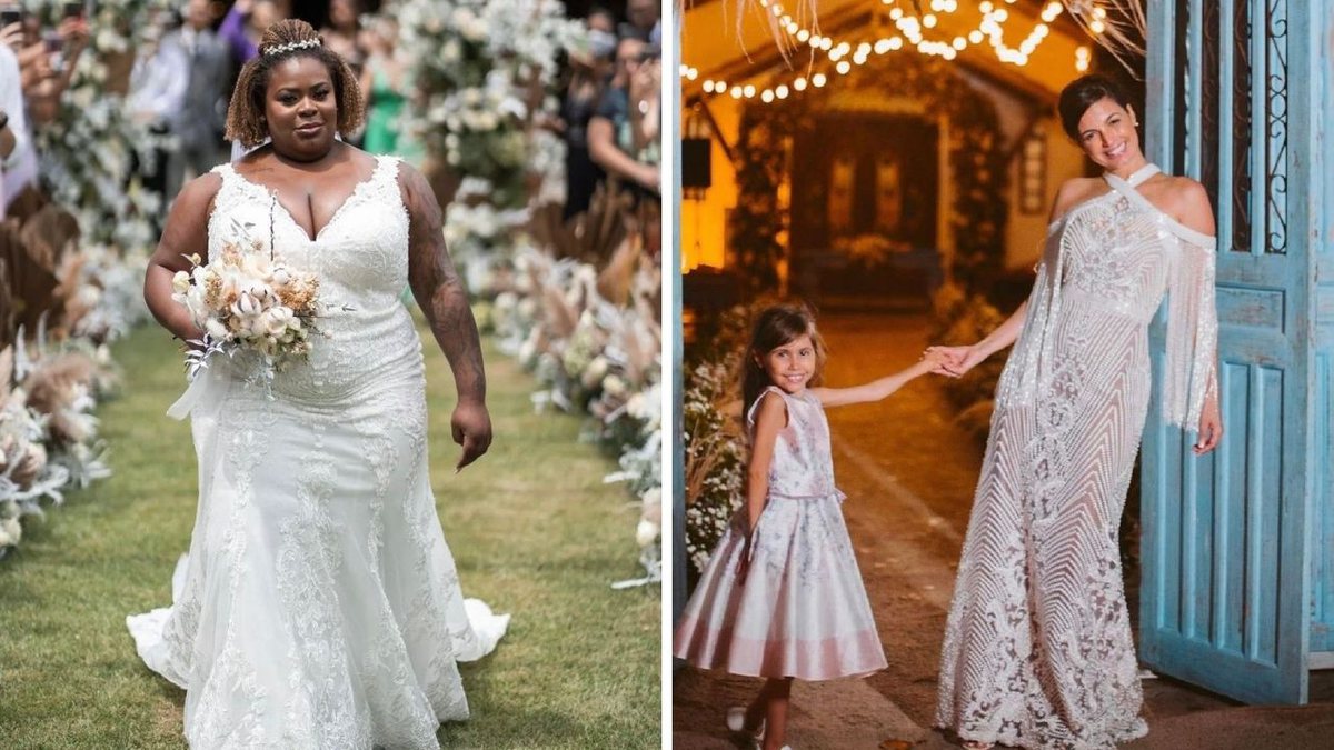 Mês das noivas! 5 vestidos lindos das famosas em 2022