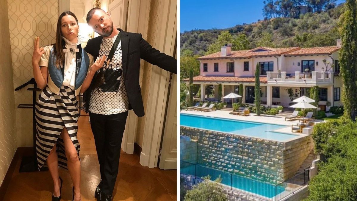 Justin Timberlake e Jéssica Biel colocam mansão à venda por R$ 190 milhões