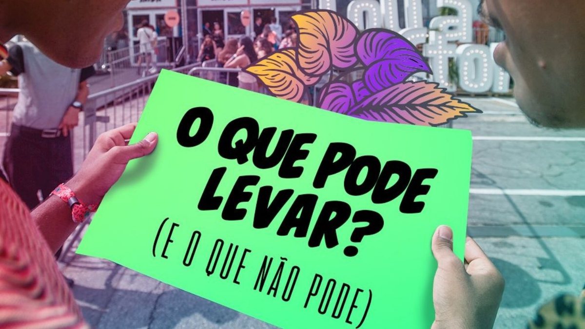 Veja o que pode e não pode levar para o Lollapalooza