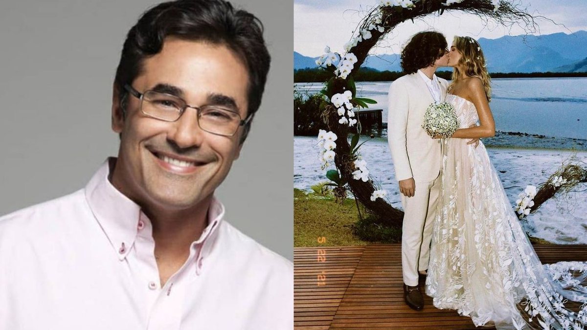 Papai coruja! Szafir se emociona em casamento de Sasha: 