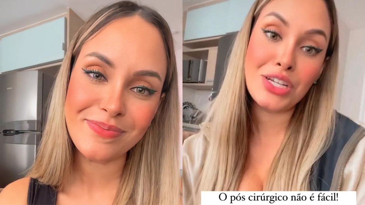 Sarah Andrade fala sobre pós-operatório de plásticas: 