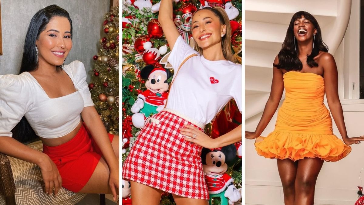 De olho no look! 9 combinações das famosas no Natal