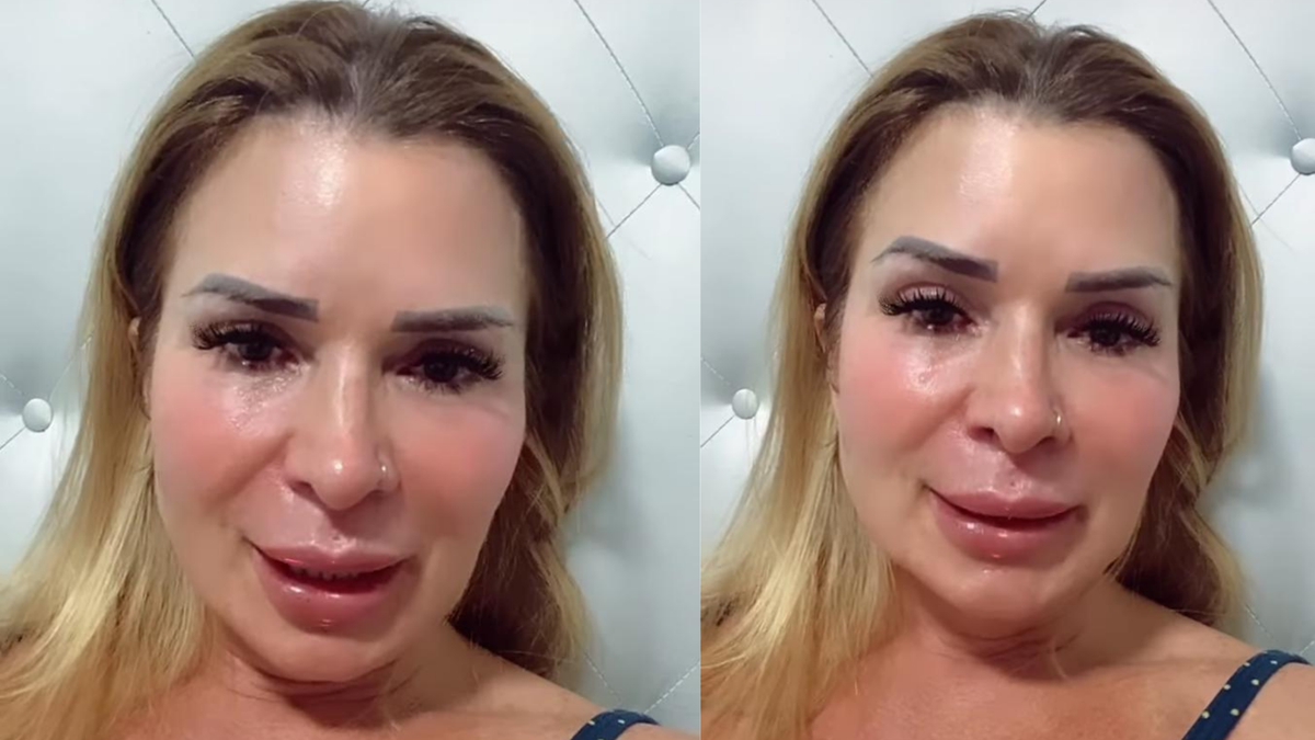 Após publicar uma carta aberta, Viviane apareceu chorando em uma sequência de vídeos no Instagram