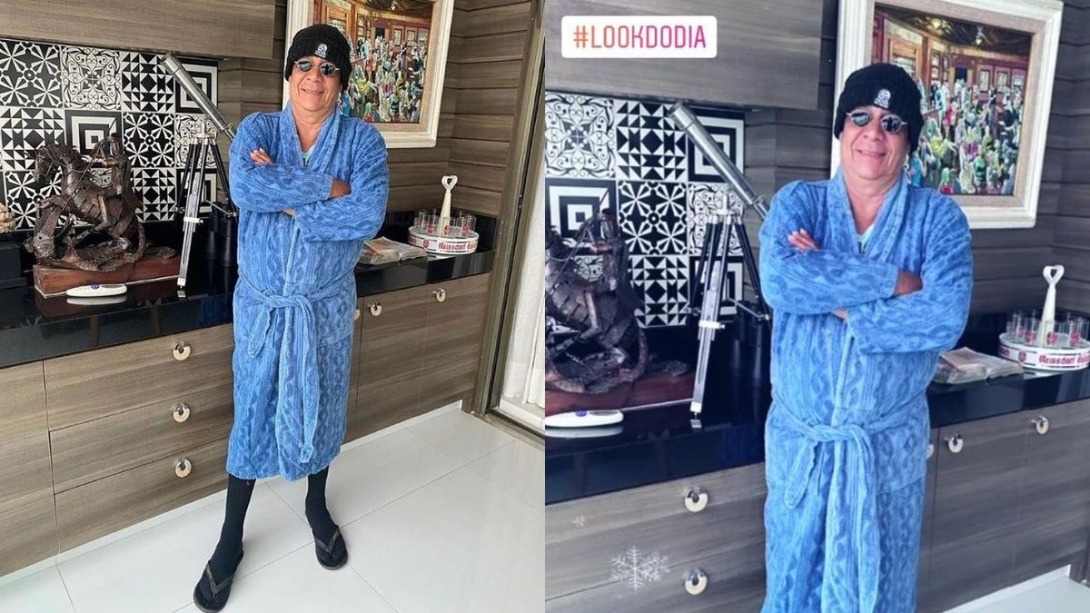 Look de inverno de Zeca Pagodinho faz sucesso na web; confira