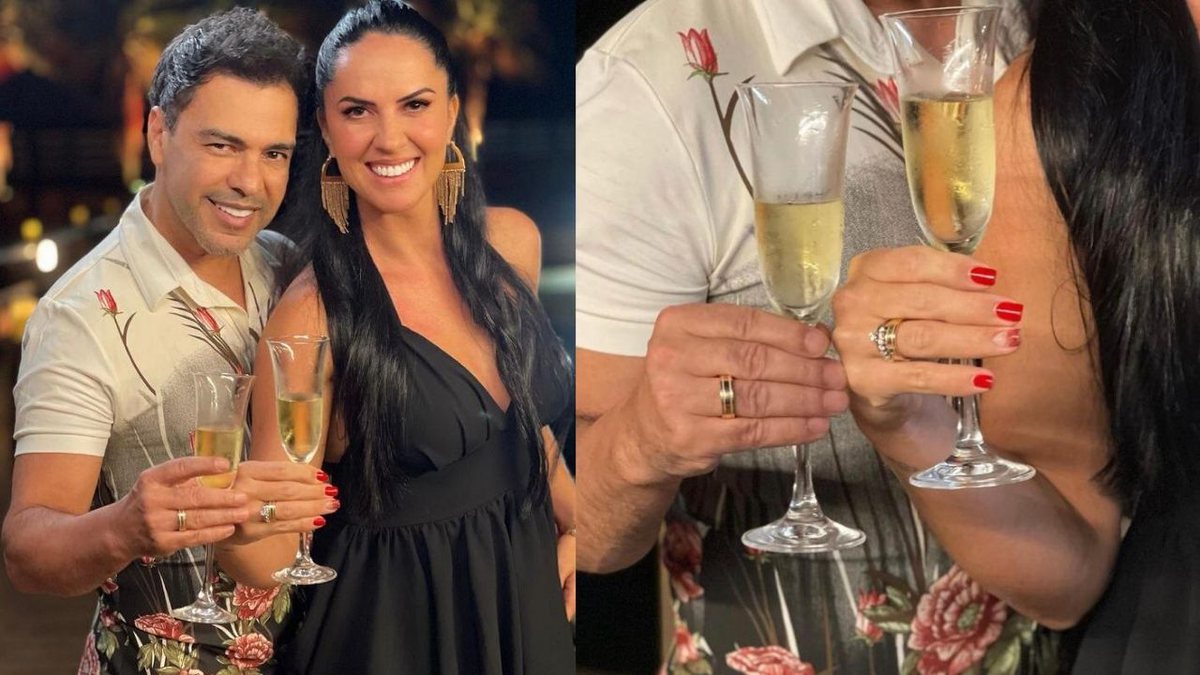 Graciele Lacerda anuncia noivado com Zezé Di Camargo: 